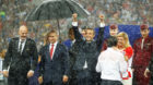 Soccer Football - World Cup - Final - France v Croatia - Luzhniki Stadium, Moscow, Russia - July 15, 2018  President of Croat