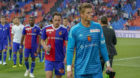 21.07.2018; Basel; FUSSBALL SUPER LEAGUE - FC Basel - FC St.Gallen;
Torhueter Jonas Omlin (Basel) enttaeuscht 
(Andy Mueller/