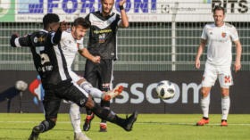 30.09.2018; Lugano; FUSSBALL SUPER LEAGUE - FC Lugano - FC Basel;
Albian Ajeti (Basel) erzielt das Tor zum 0:2 gegen Eloge Ya