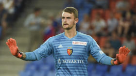 23.08.2018; Basel; Fussball Europa League - Qualifikation FC Basel - Apollon Limassol FC; Torhueter Martin Hansen (Basel) (Da