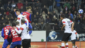 31.10.2018; Basel; Fussball Schweizer Cup - FC Winterthur - FC Basel; Silvan Widmer (Basel) schiesst das Tor zum 1:0 (Daniela