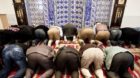 Gläubige beten am Tag der offenen Moschee der Bosnisch-Islamischen Gemeinschaft in St. Gallen: Fast alle zugewanderten Musli