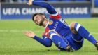Ricky van Wolfswinkel stürzte im Spiel gegen Benfica Lissabon und verletzte sich dabei am Fuss